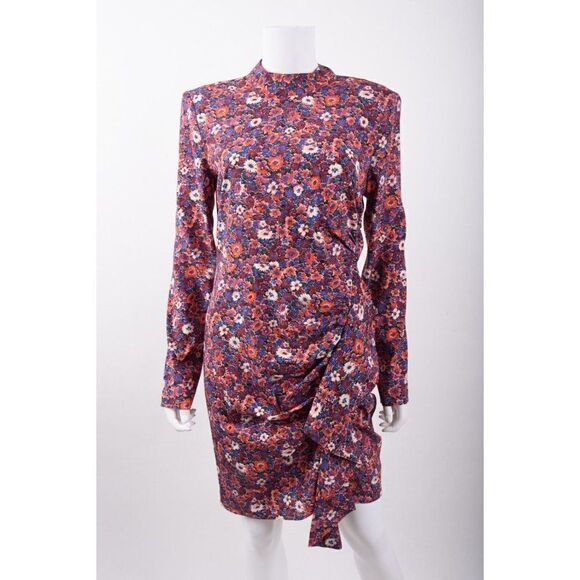 Veronica Beard Louella Floral Stretch Silk-Satin Minidress Dress Size 6 NWT - Picture 1 of 6